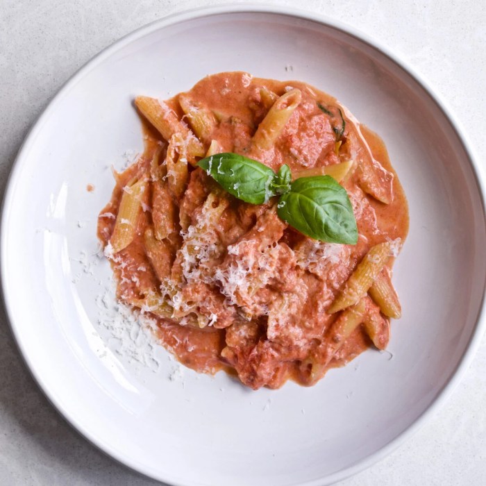 Pink sauce for pasta recipe