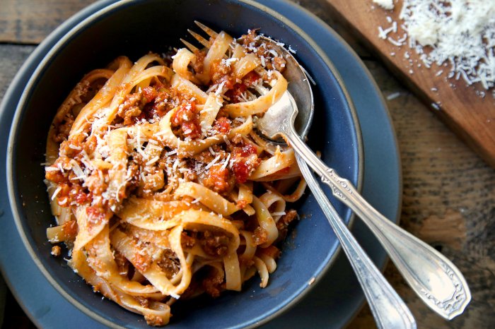 Quick bolognese sauce recipe