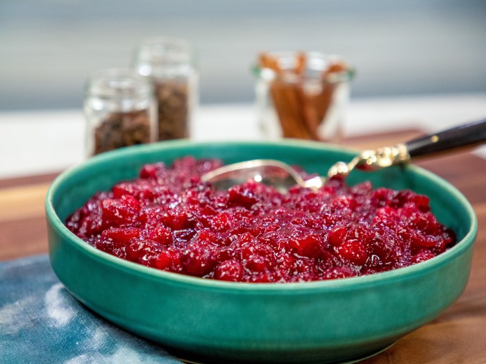 Ina garten cranberry sauce recipe