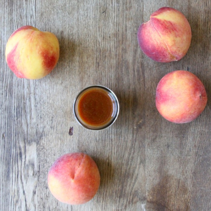 Recipe for peach barbecue sauce