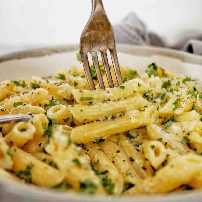 Penne alfredo sauce recipe