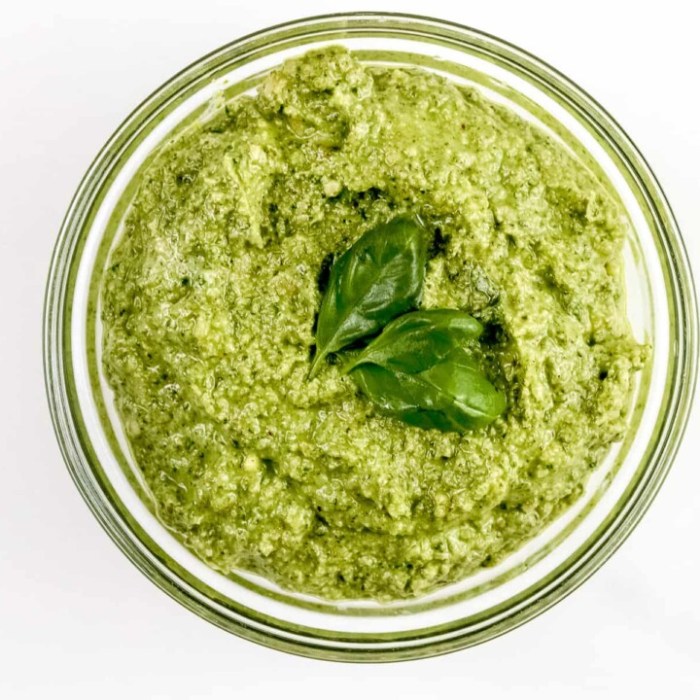 Pesto sauce recipe with walnuts