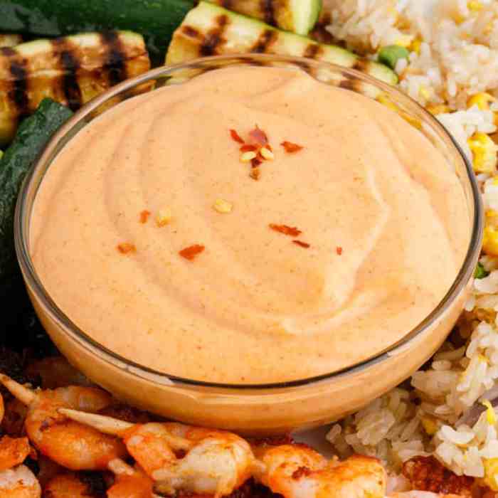 Homemade yum yum sauce recipe