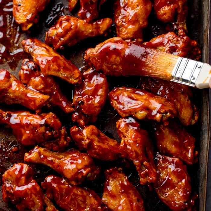 Chicken wings baked crispy wing sweet hot sauce asian recipe oven recipes spicy pepper fried baking brown honey garlic mouth