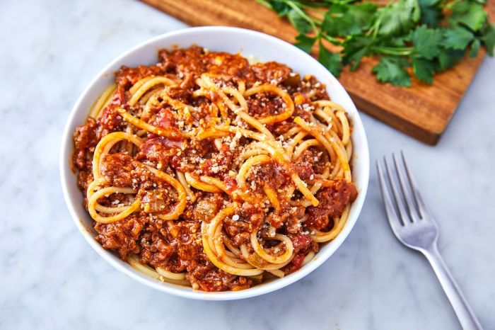 Quick bolognese sauce recipe