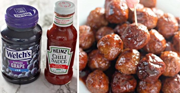 Meatball sauce recipe with grape jelly and barbecue