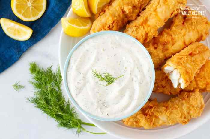 Recipe for fish tartar sauce