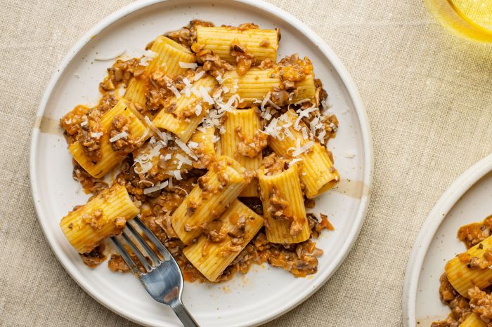 Mushroom bolognese sauce recipe