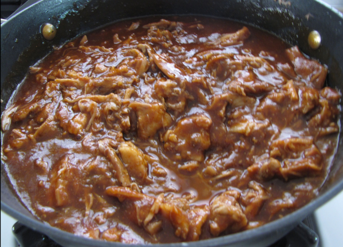 Pork slow cooker pulled barbecue loin recipe roast cooked sauce